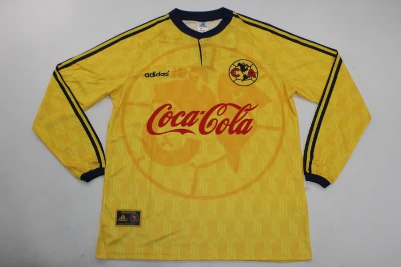 Club America Soccer Jersey Home Long Sleeve Retro Replica 1998/99