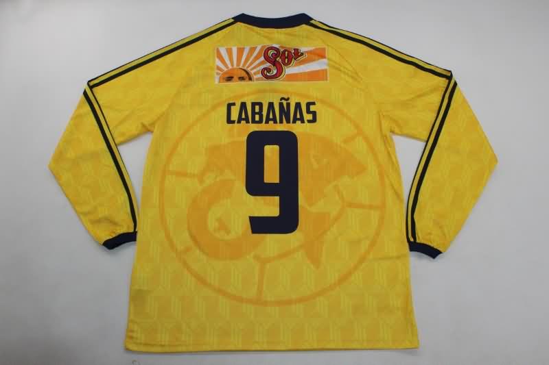 Club America Soccer Jersey Home Long Sleeve Retro Replica 1998/99