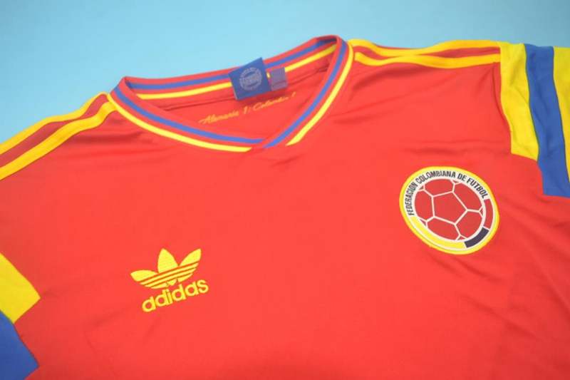 Colombia Soccer Jersey Away Retro Replica 1990