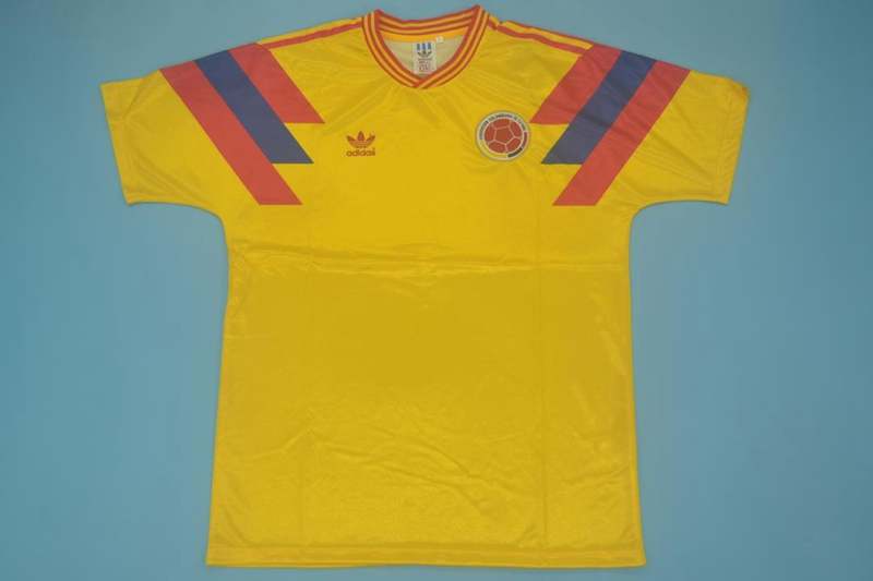 Colombia Soccer Jersey Home Retro Replica 1990