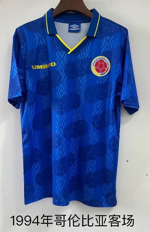 AAA Quality Colombia 1994 Away Retro Soccer Jersey AAA Quality Colombia 1994 Away Retro Soccer Jersey