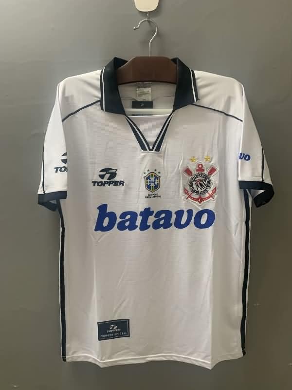 Corinthians Soccer Jersey Home Retro Replica 1999