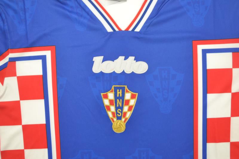 Croatia Soccer Jersey Away Retro Replica 1998