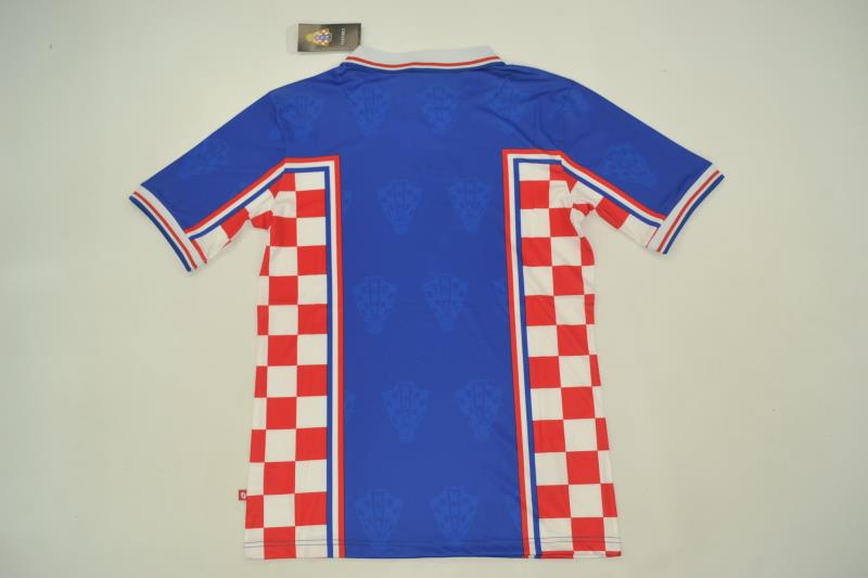 Croatia Soccer Jersey Away Retro Replica 1998