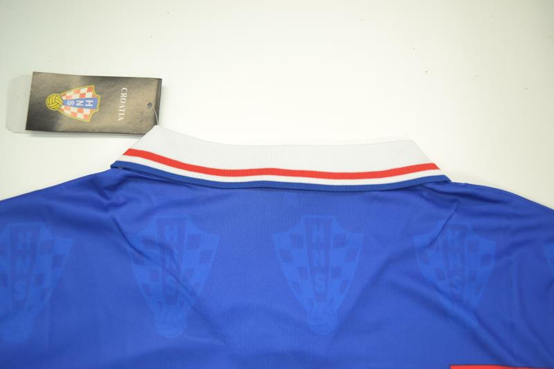 Croatia Soccer Jersey Away Retro Replica 1998