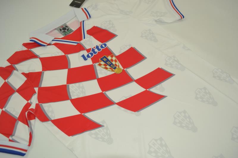 Croatia Soccer Jersey Home Retro Replica 1998