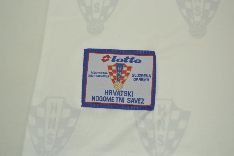 Croatia Soccer Jersey Home Retro Replica 1998