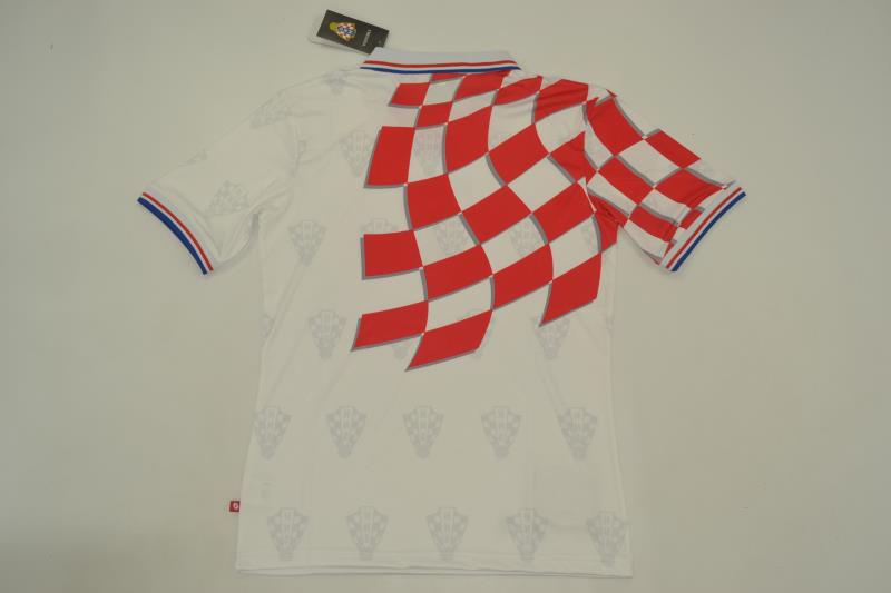 Croatia Soccer Jersey Home Retro Replica 1998