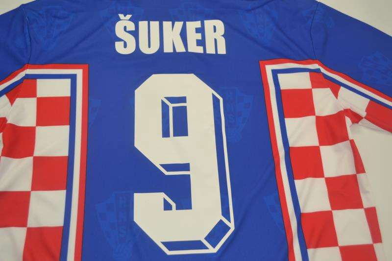 Croatia Soccer Jersey Home Retro Replica 1998