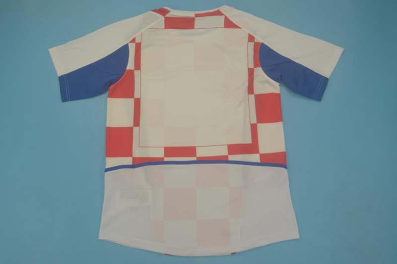 Croatia Soccer Jersey Home Retro Replica 2002