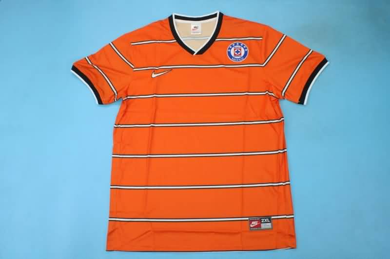 Cruz Azul Soccer Jersey Goalkeeper Orange Retro Replica 1997