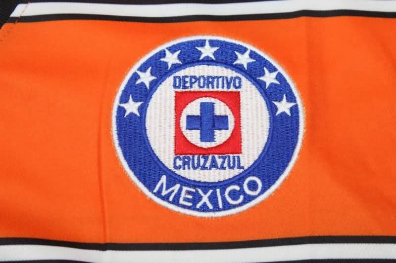 Cruz Azul Soccer Jersey Goalkeeper Orange Retro Replica 1997