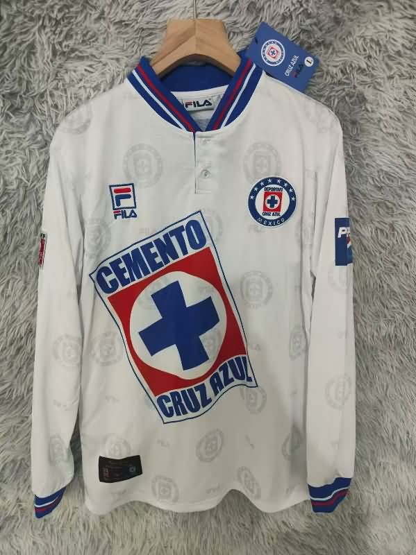 AAA Quality Cruz Azul 1997/98 Away Retro Long Sleeve Soccer Jersey