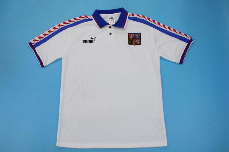 Czech Soccer Jersey Away Retro Replica 1996