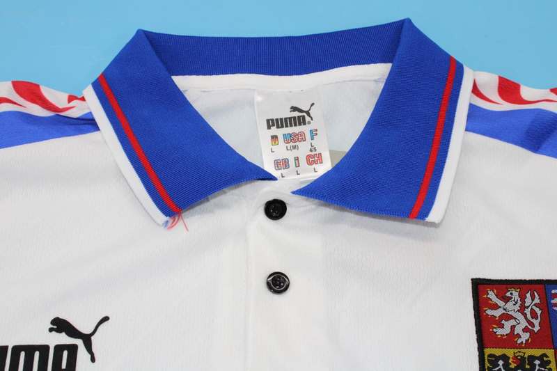 Czech Soccer Jersey Away Retro Replica 1996