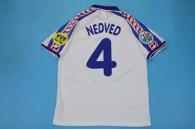 Czech Soccer Jersey Away Retro Replica 1996