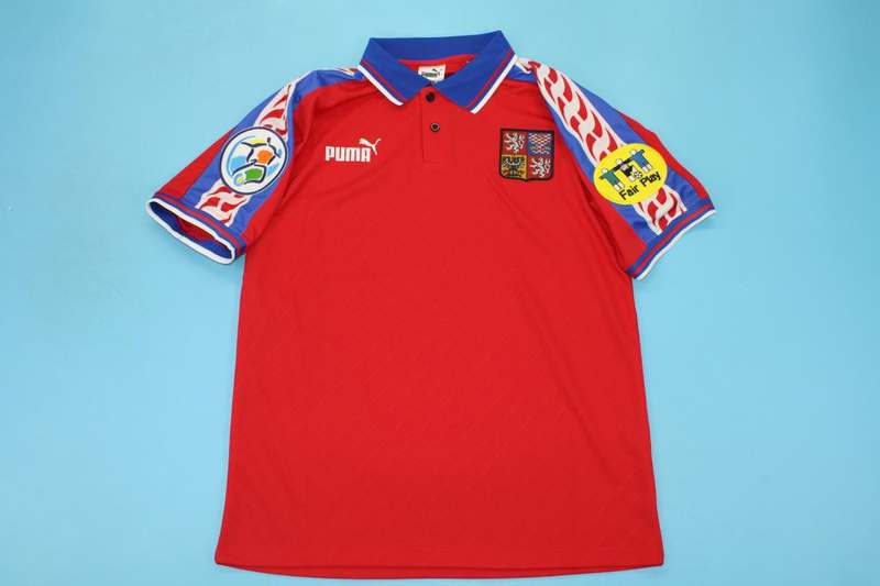 Czech Soccer Jersey Home Retro Replica 1996