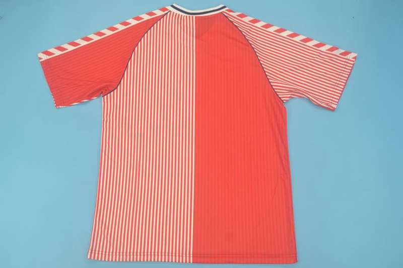 Denmark Soccer Jersey Home Retro Replica 1986