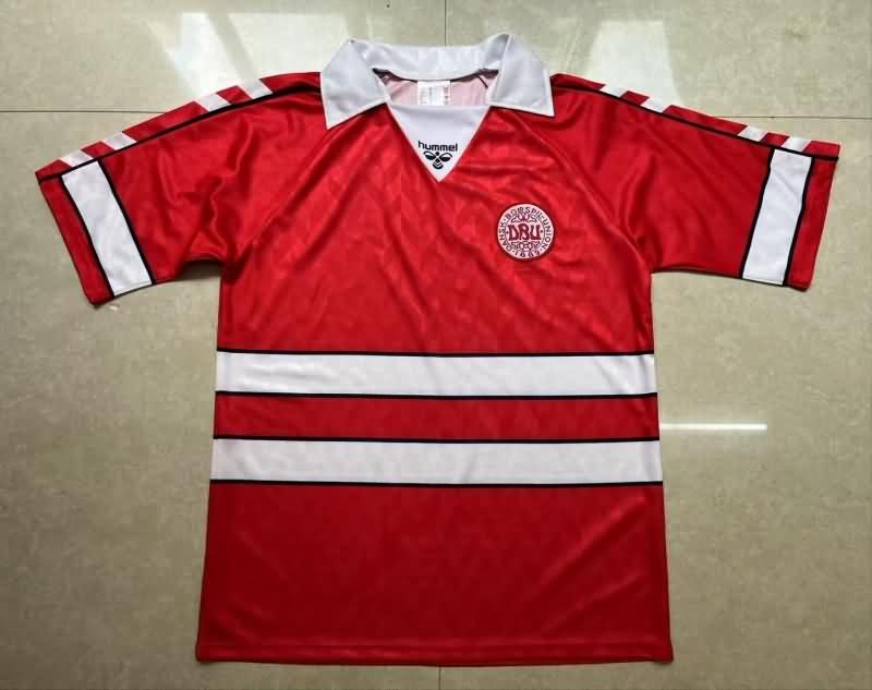 Denmark Soccer Jersey Home Retro Replica 1988