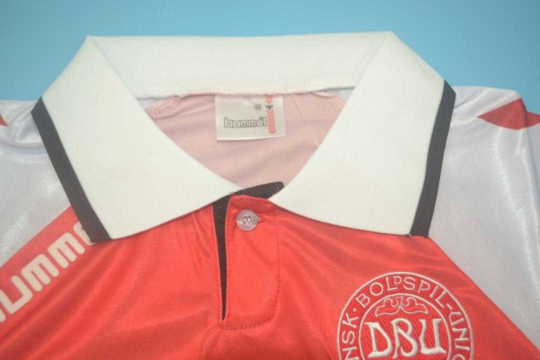 Denmark Soccer Jersey Home Retro Replica 1992