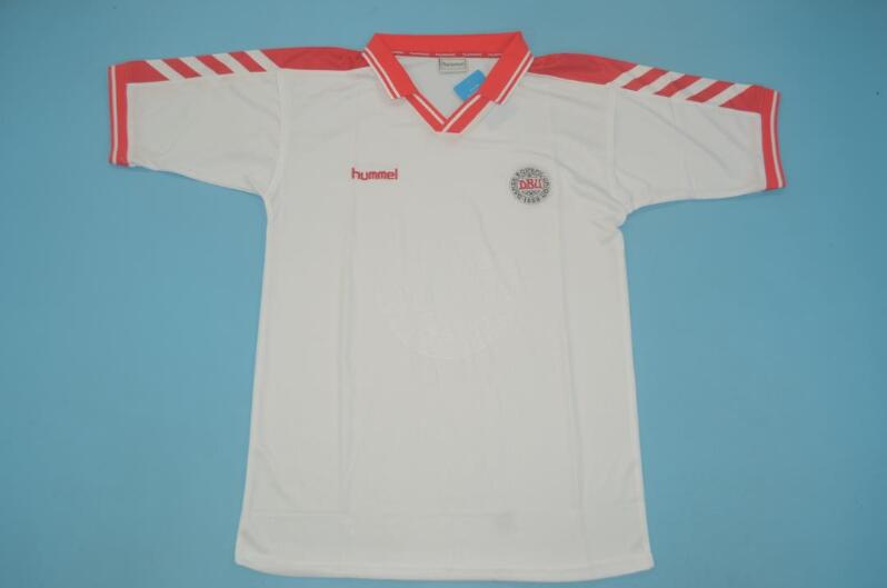 Denmark Soccer Jersey Away Retro Replica 1998