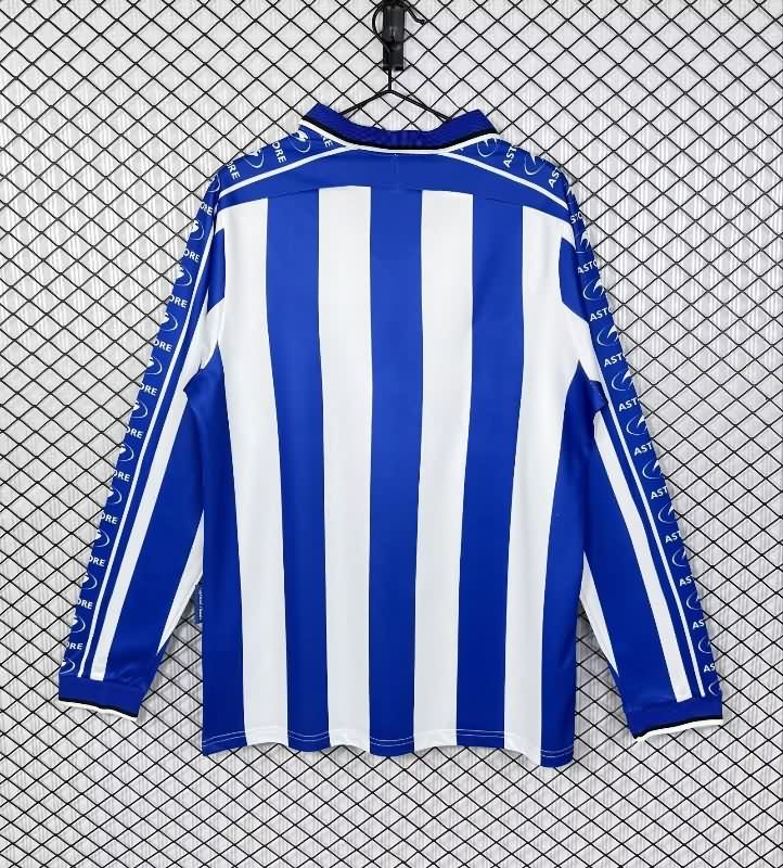 AAA Quality Deportivo Alaves 1998/99 Home Retro Long Sleeve Soccer Jersey