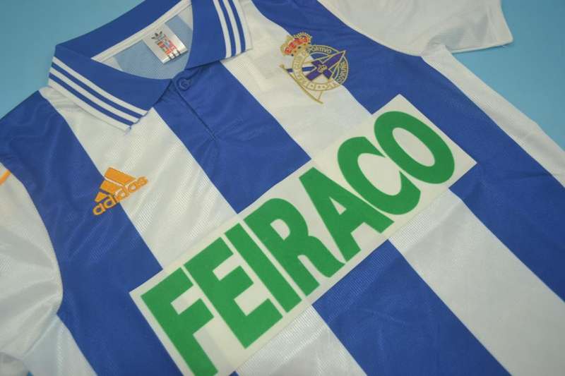 Deportivo La Coruna Soccer Jersey Home Retro Replica 1999/00