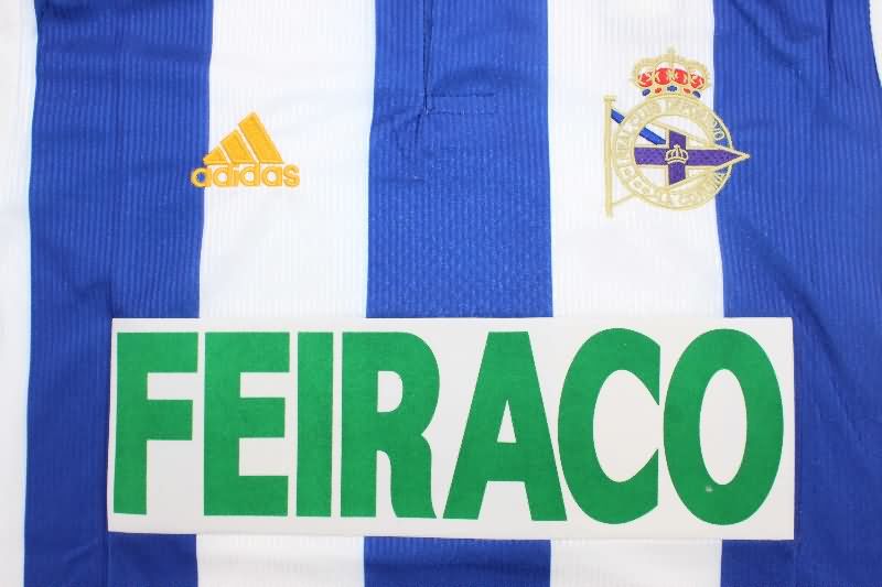 Deportivo La Coruna Soccer Jersey Home Retro Replica 1999/00