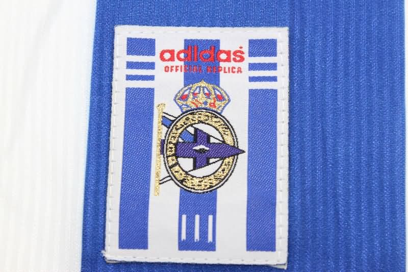 Deportivo La Coruna Soccer Jersey Home Retro Replica 1999/00