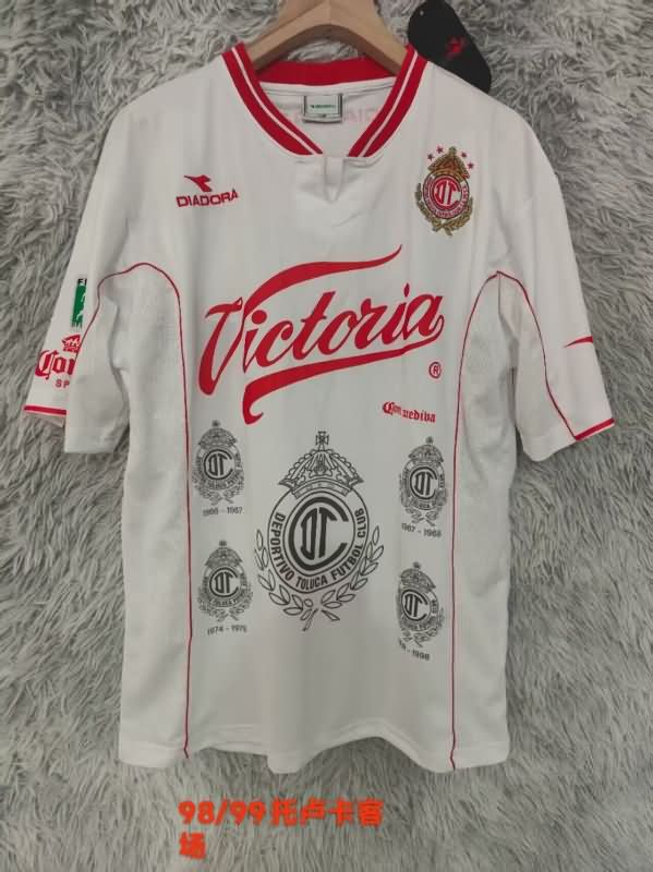 AAA Quality Deportivo Toluca 1998/99 Away Retro Soccer Jersey