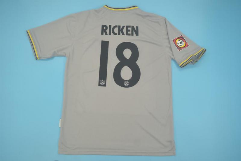 Dortmund Soccer Jersey Away Retro Replica 2000/01