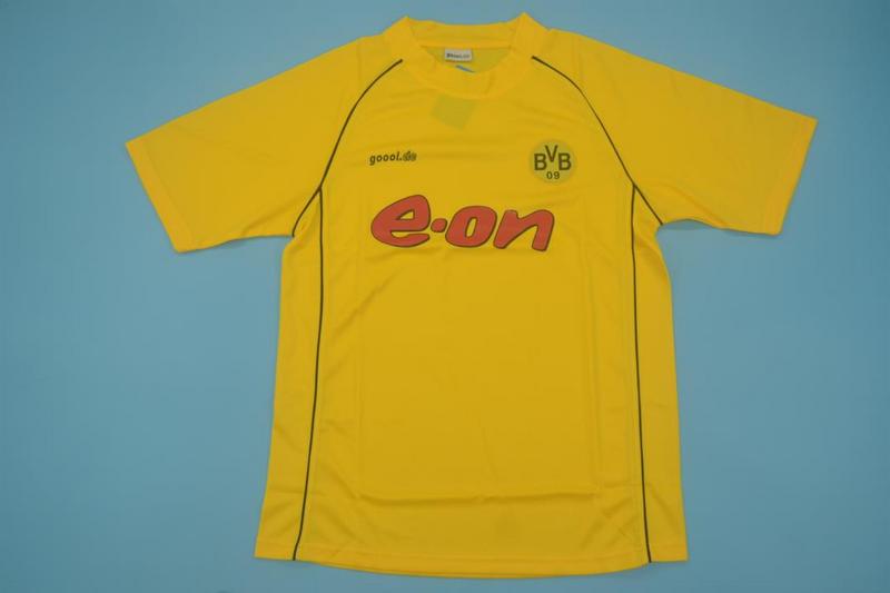 Dortmund Soccer Jersey Home Retro Replica 2001/02