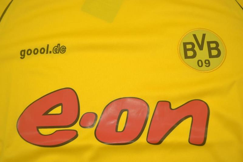 Dortmund Soccer Jersey Home Retro Replica 2001/02