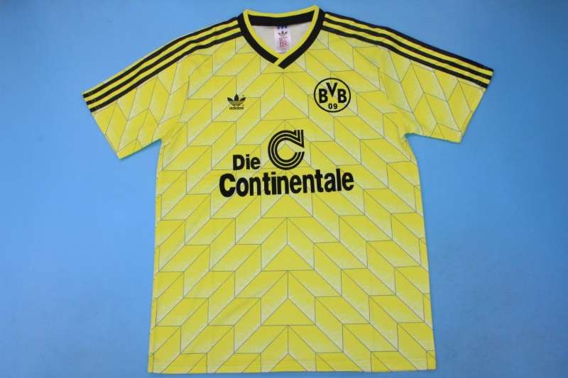 Dortmund Soccer Jersey Home Retro Replica 1988