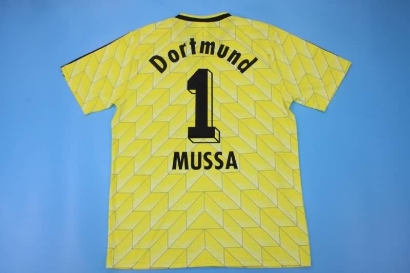 Dortmund Soccer Jersey Home Retro Replica 1988