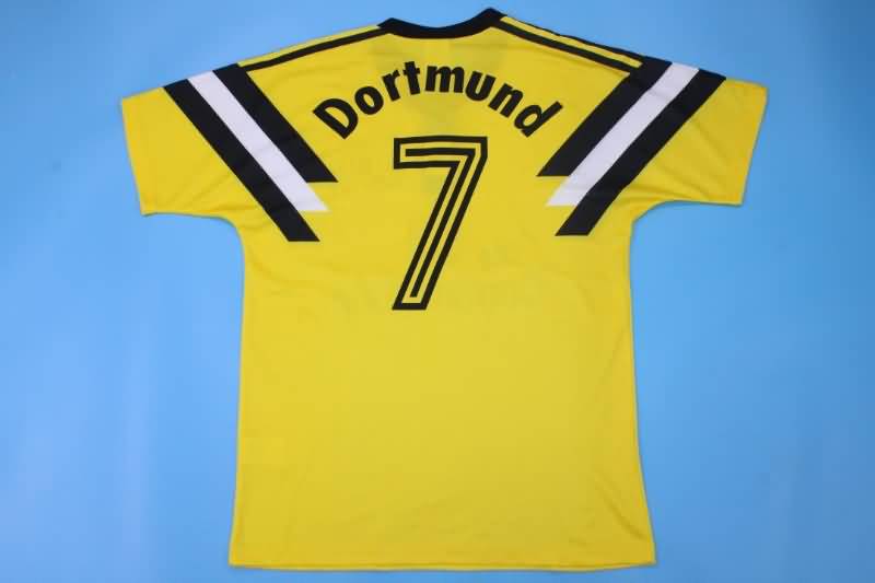 Dortmund Soccer Jersey Home Retro Replica 1989