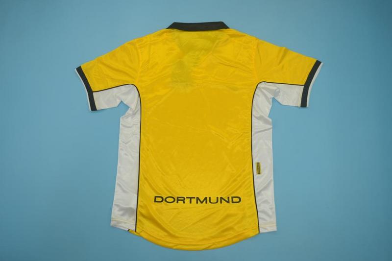 Dortmund Soccer Jersey Home Retro Replica 1998/99