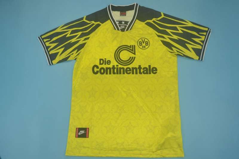 Dortmund Soccer Jersey Home Retro Replica 1994/95