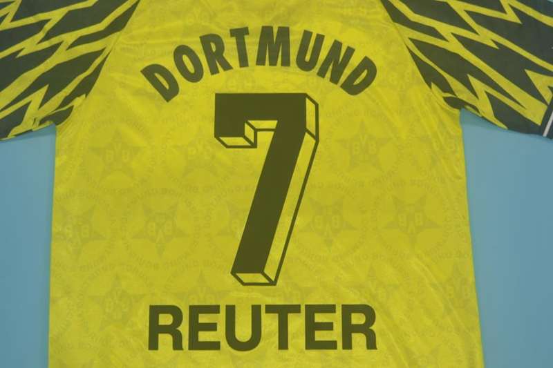 Dortmund Soccer Jersey Home Retro Replica 1994/95