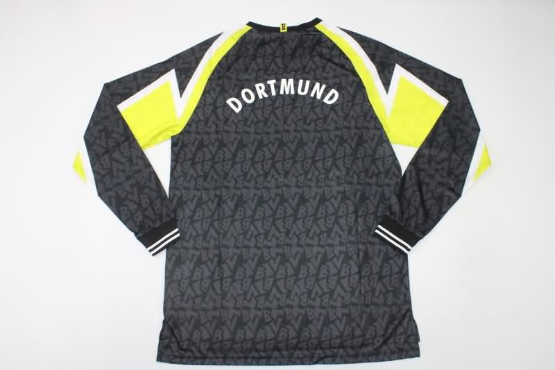 Dortmund Soccer Jersey Away Long Sleeve Retro Replica 1995/96