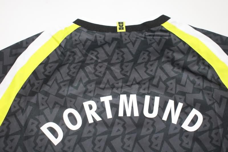 Dortmund Soccer Jersey Away Long Sleeve Retro Replica 1995/96