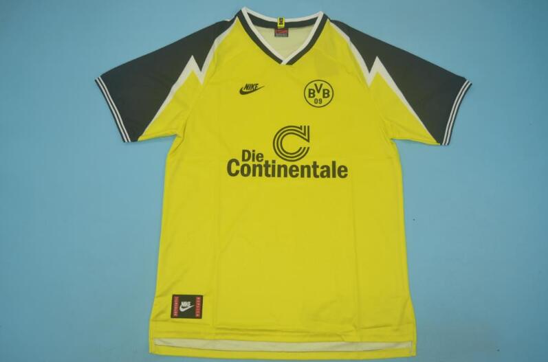 Dortmund Soccer Jersey Home Retro Replica 1995/96