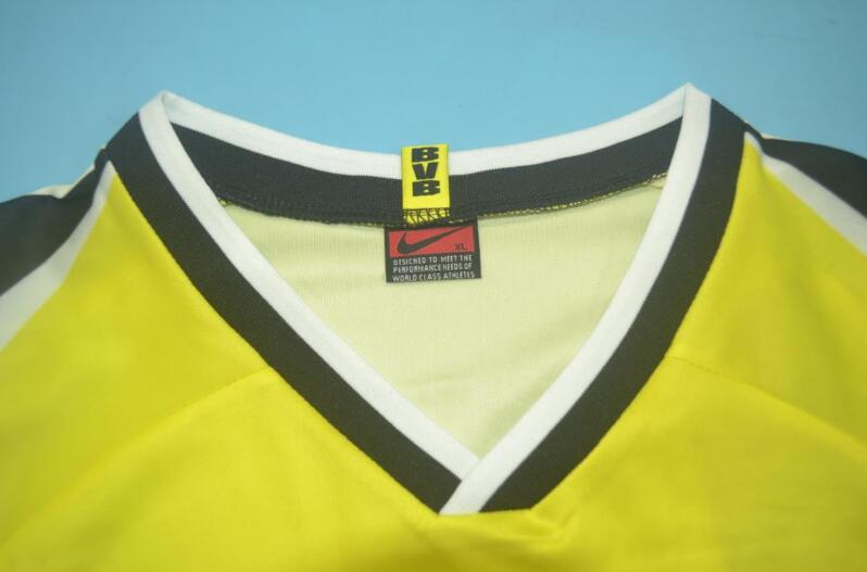 Dortmund Soccer Jersey Home Retro Replica 1995/96