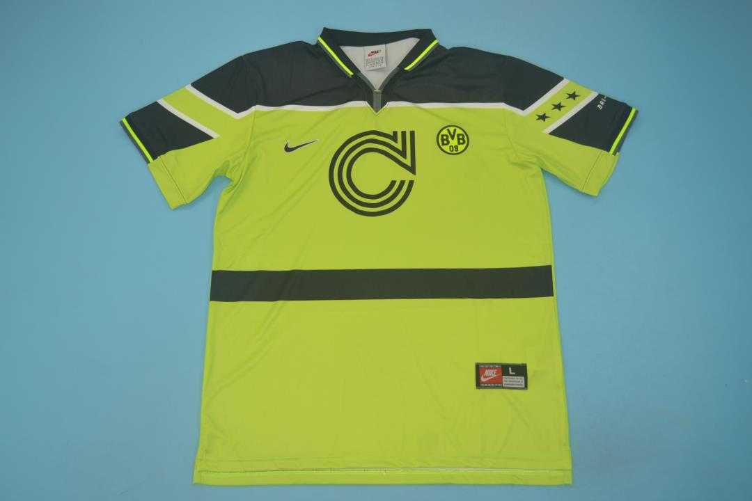 Dortmund Soccer Jersey UCL Final Retro Replica 1996/97