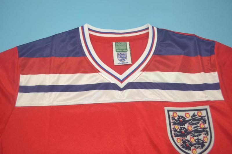 England Soccer Jersey Away Retro Replica 1982