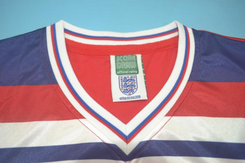 England Soccer Jersey Away Retro Replica 1982