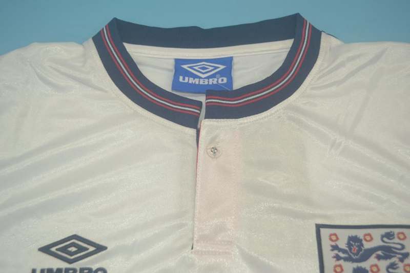 England Soccer Jersey Home Retro Replica 1989