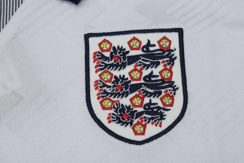 England Soccer Jersey Home Retro Replica 1990