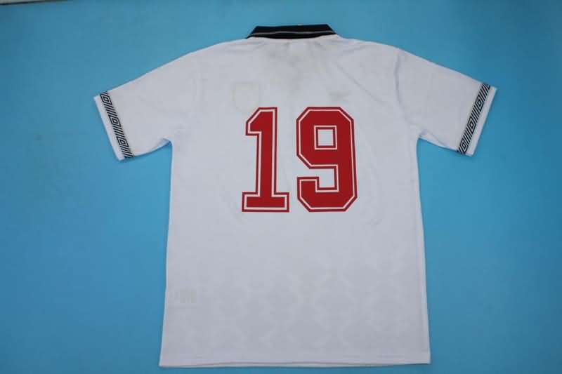 England Soccer Jersey Home Retro Replica 1990