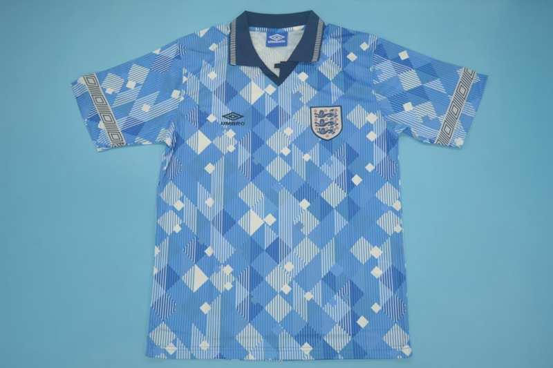 England Soccer Jersey Third Retro Replica 1990